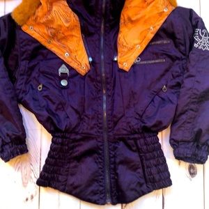 Vintage Kaelin Ski Jacket In Shimmery Purple Rare Limited Edition Women’s size 6